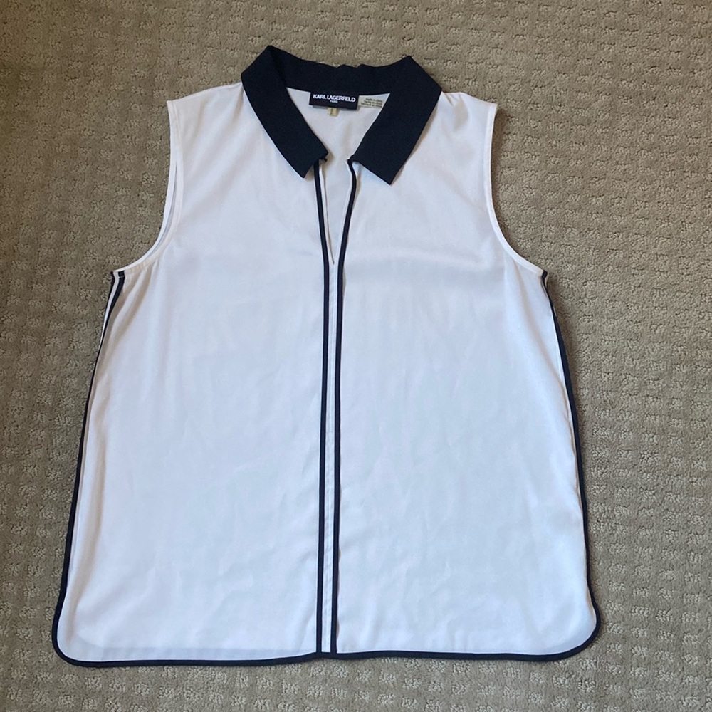 Karl Lagerfeld sleeveless blouse